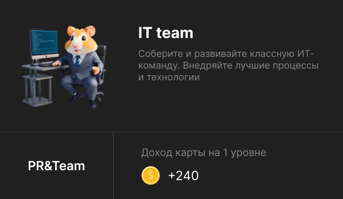 Карта IT Team